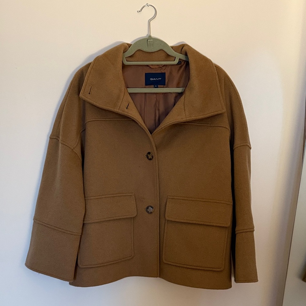 GANT Women's Brown Pea Coat